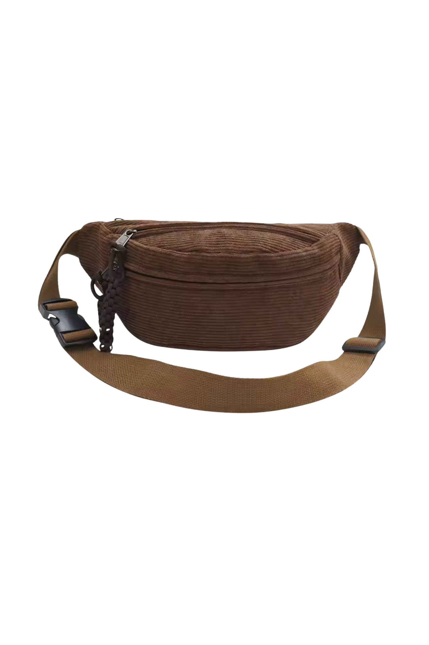 Sylvia Fanny Cord Bag (Choc)