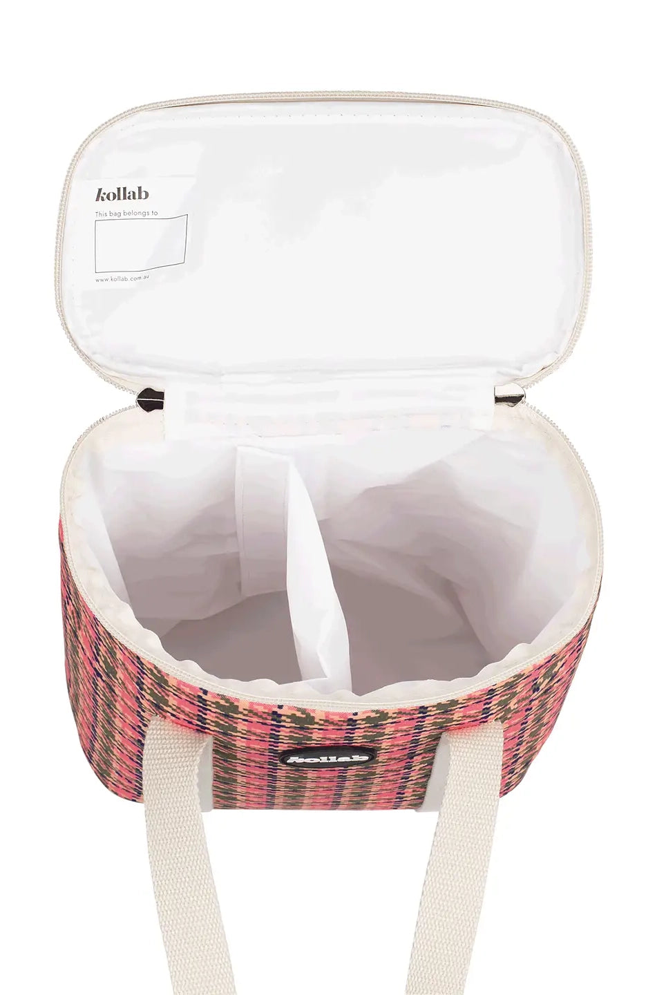 Wine Cooler Bag (Pink Houndstooth)