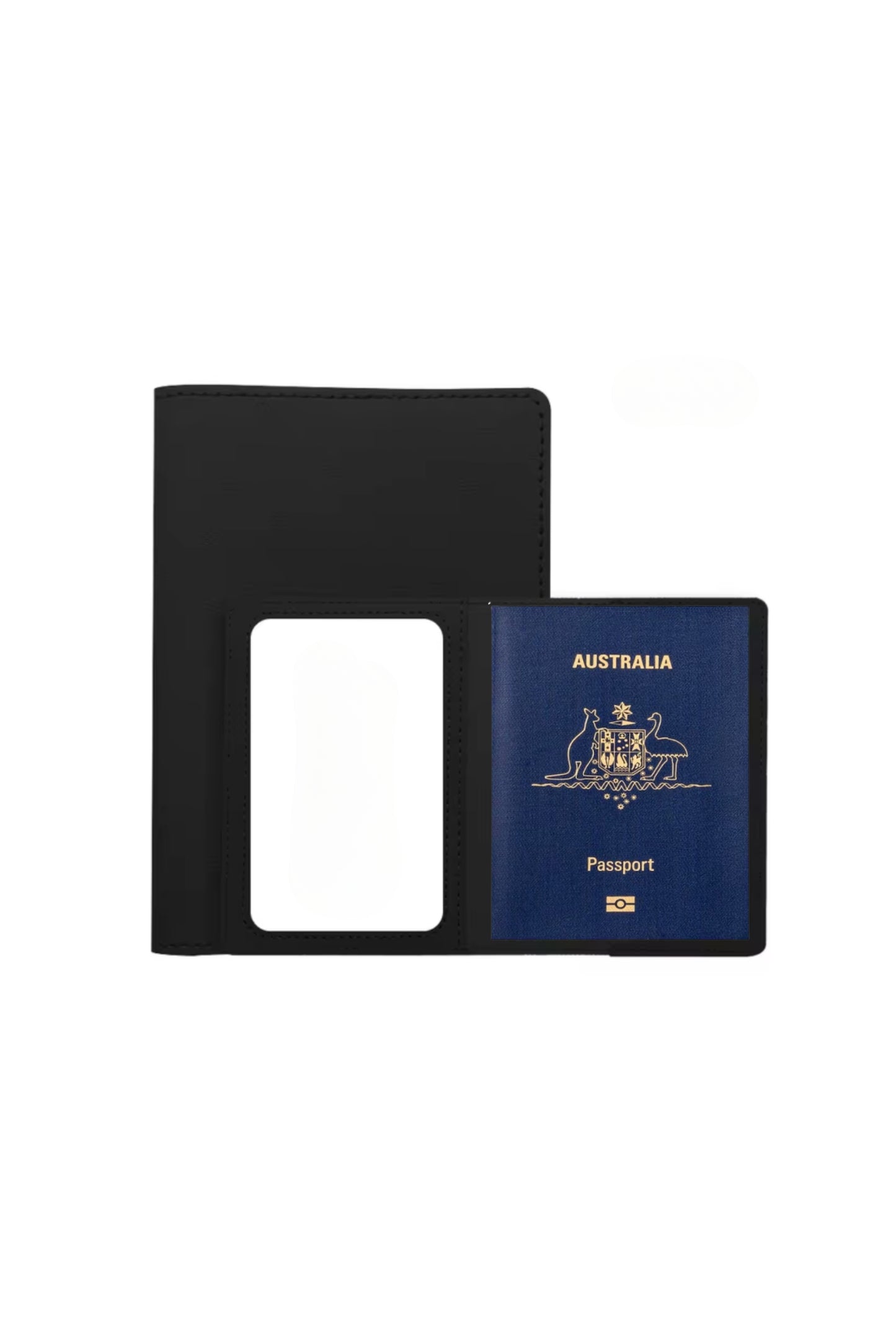 John Passport Holder (Black)