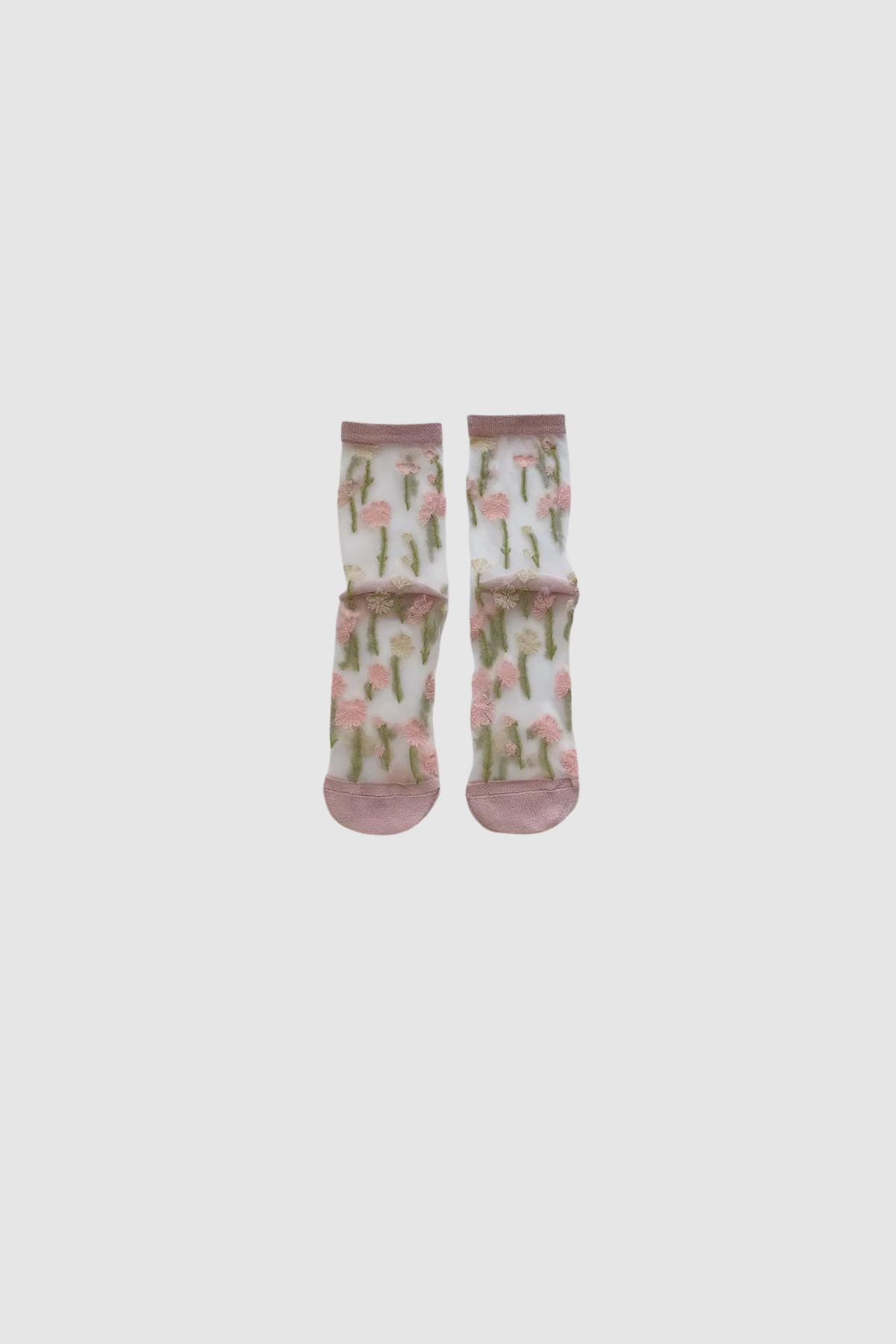 Pattern Sheer Socks (1)