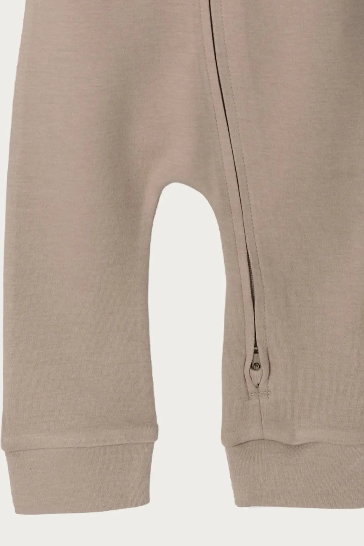 Footless Onesie Zipsuit (Walnut)