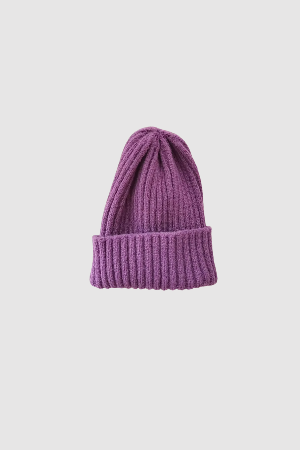 Kids Rib Beanie (Purple)