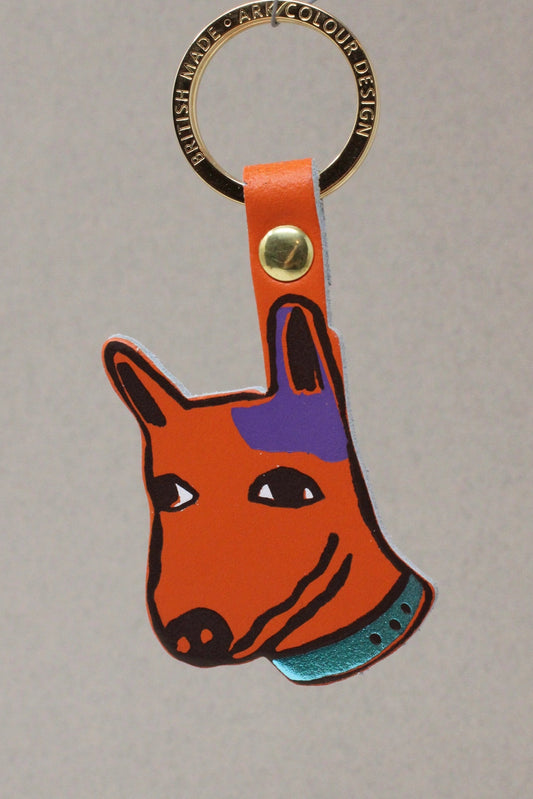 Best Mate Dog Keyring (Orange)