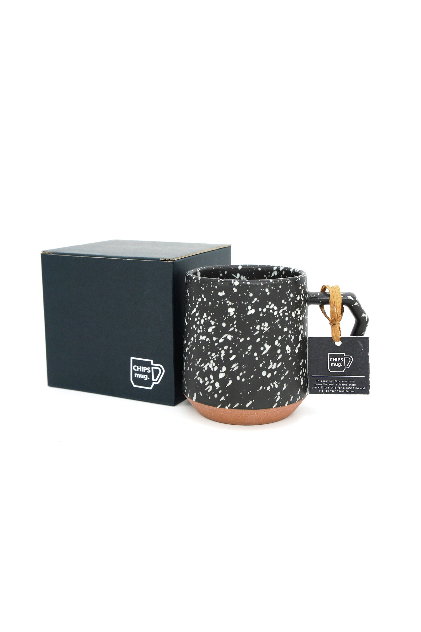Chips Mug (Splash White Black) 380ml