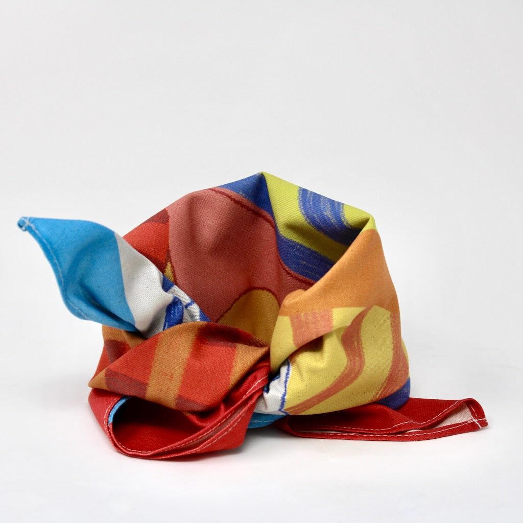Cotton Bandana Scarf (Two People)