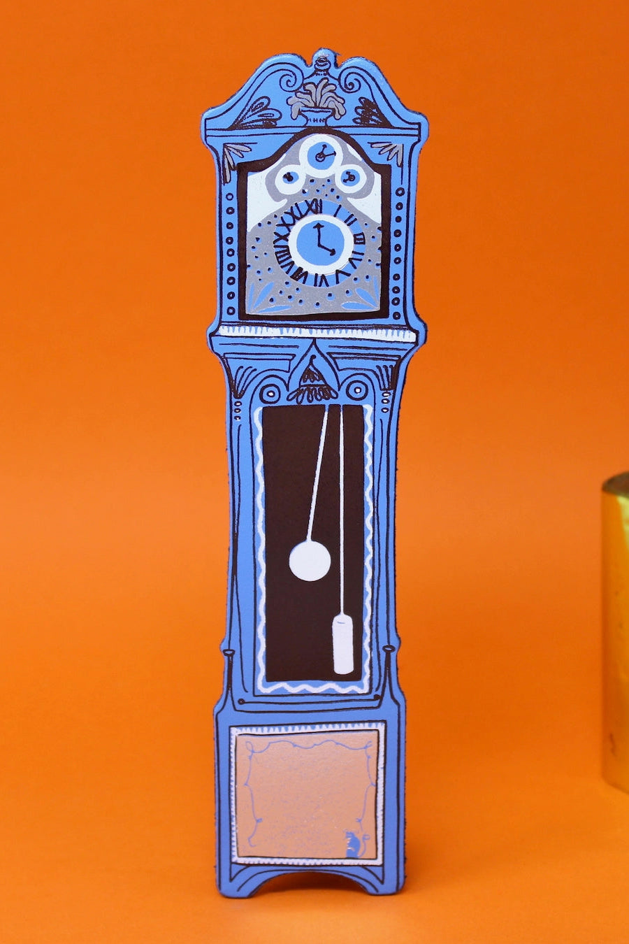 Grandfather Clock Bookmark (Cornflower)