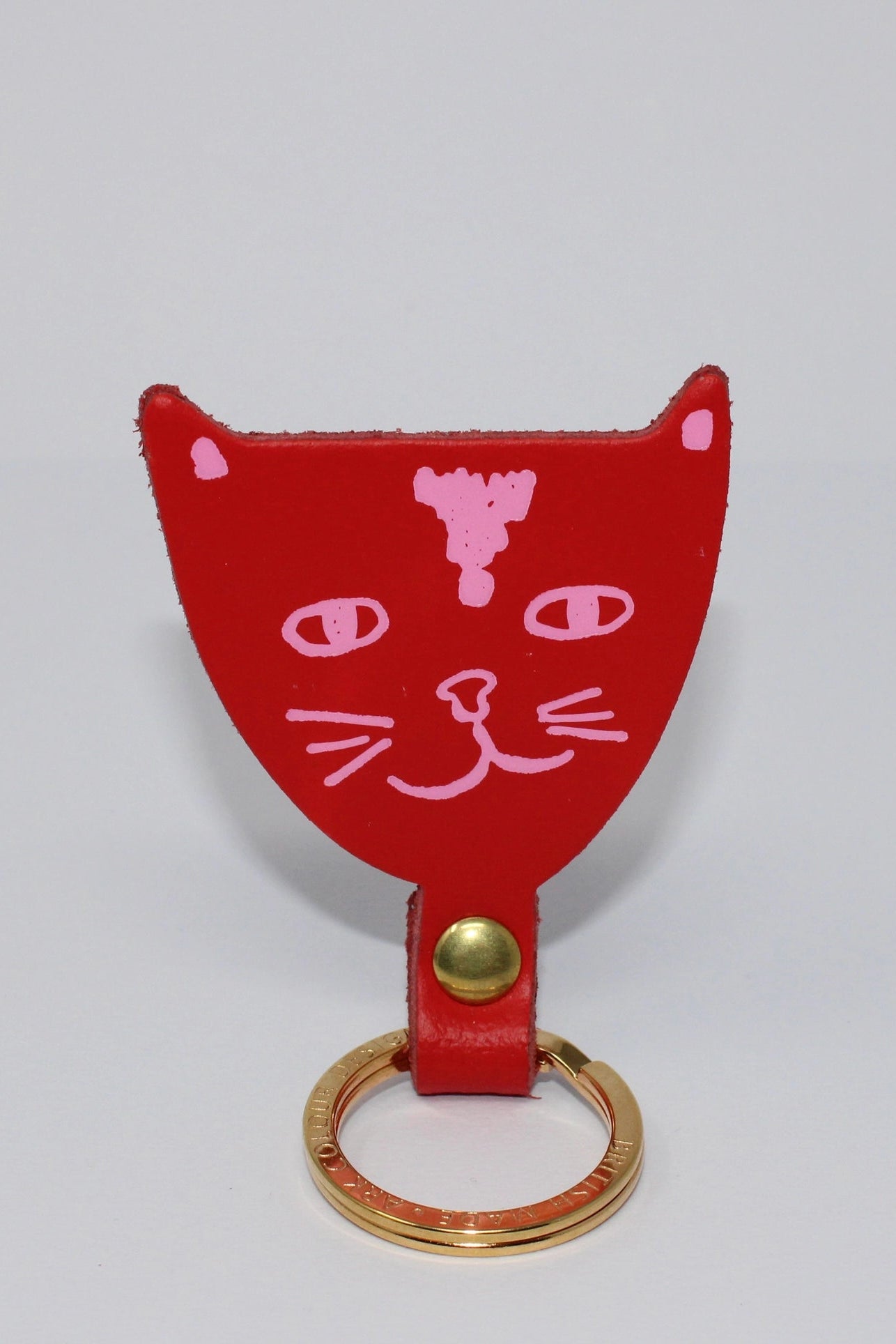 Cat Keyring (Red)
