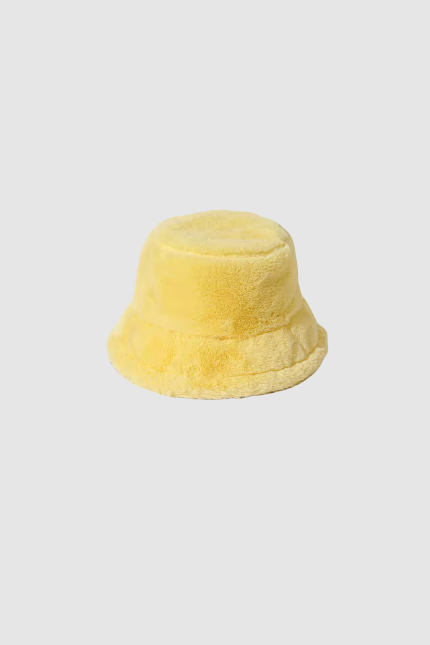 Furry Bucket Hat (Lemon)