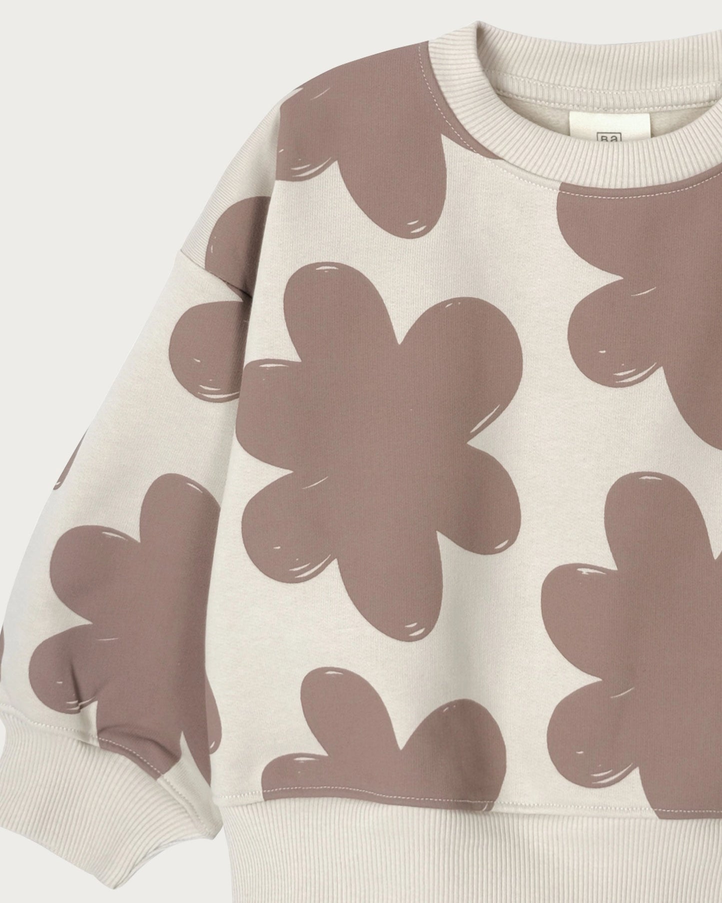 Baby Sweater (Mocha Floral)