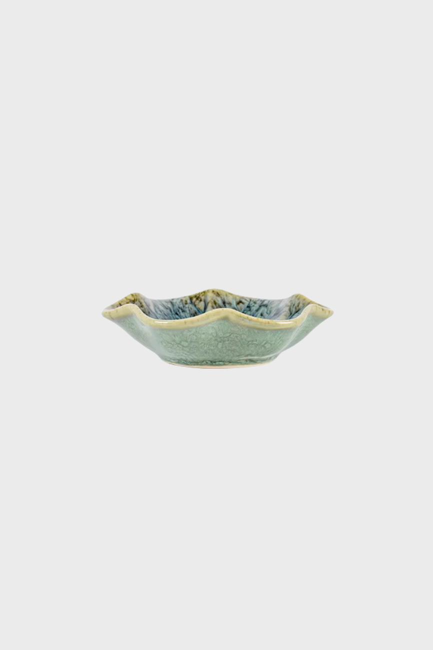 Flower Ring Dish (Greens)