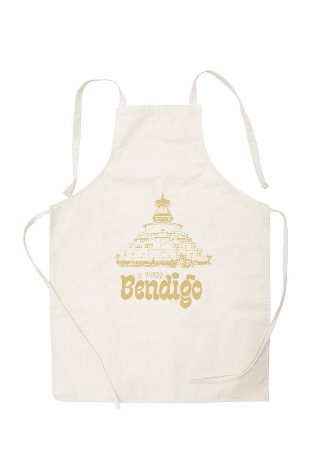 Great Stupa Linen Apron