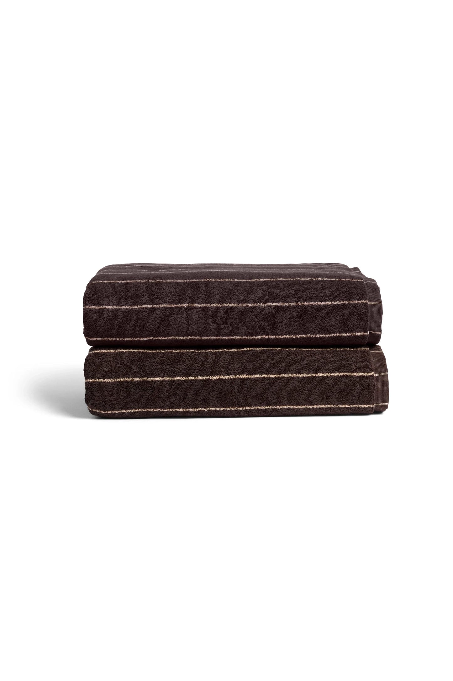 Bath Towel (Espresso Stripes)