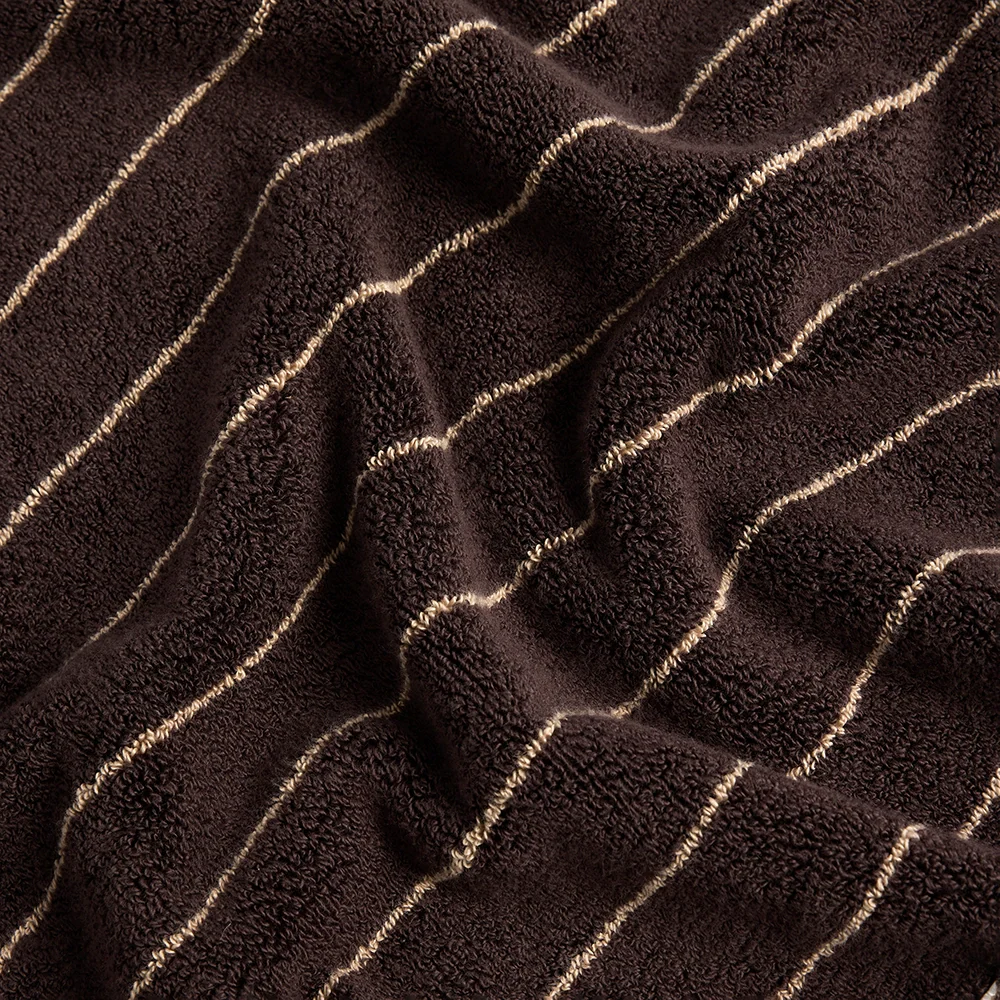 Bath Towel (Espresso Stripes)