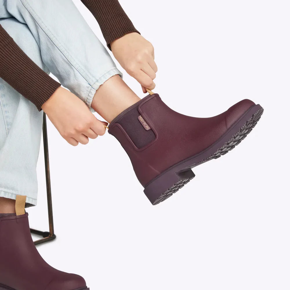 Bobbi Gumboot (Dark Cherry)