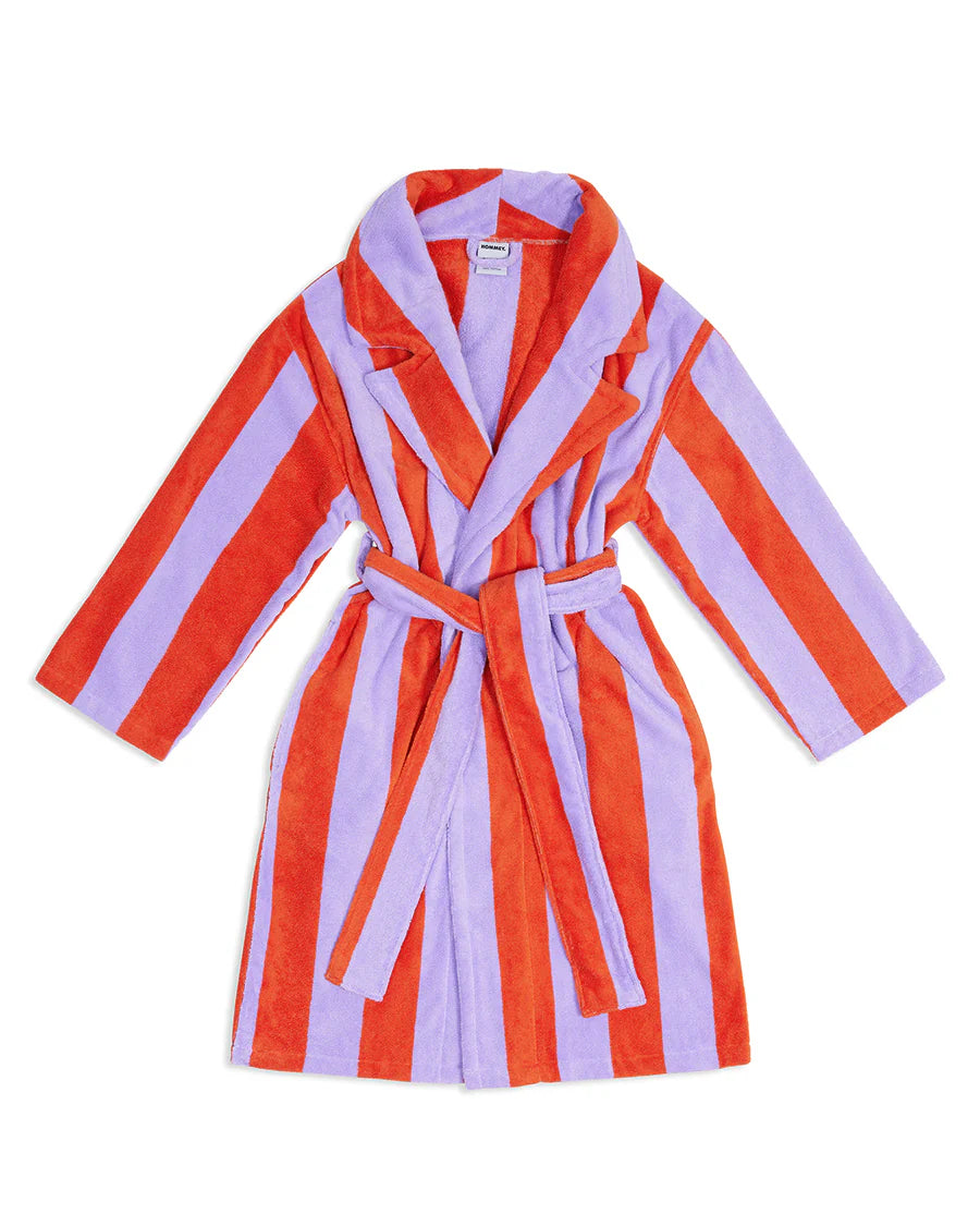 Robe (Grapefruit Stripes)