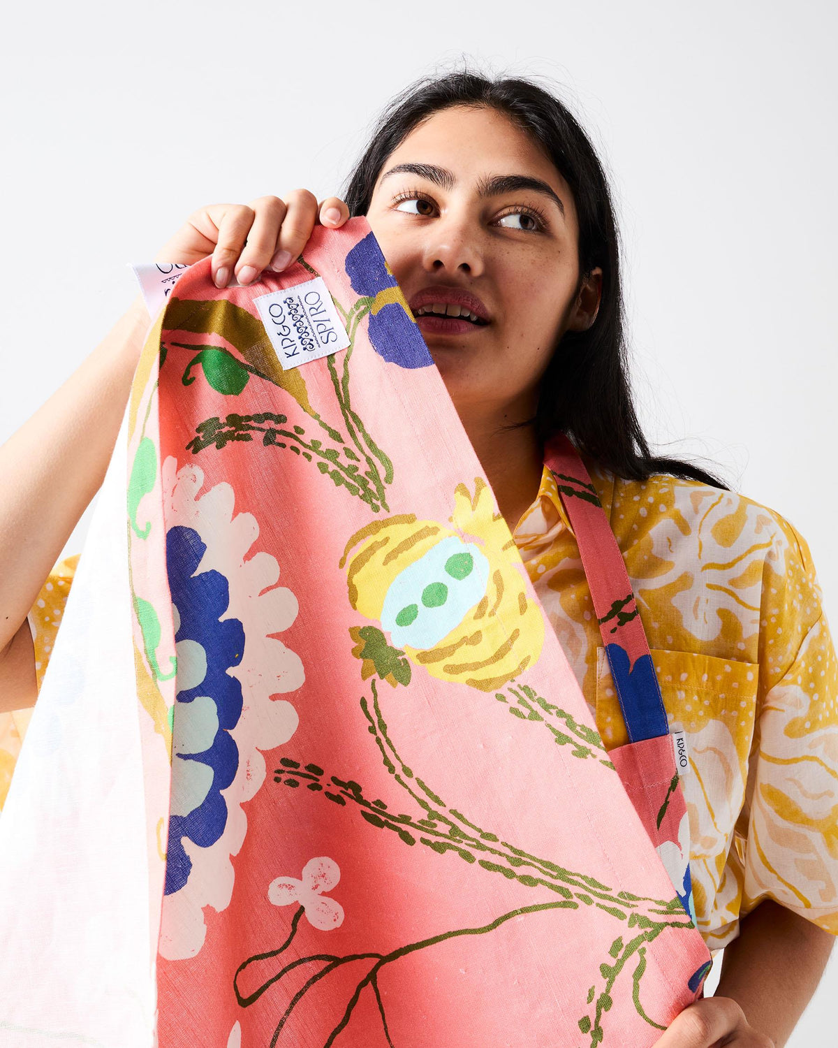 x Anna Spiro Isabelle Sunset Tea Towel