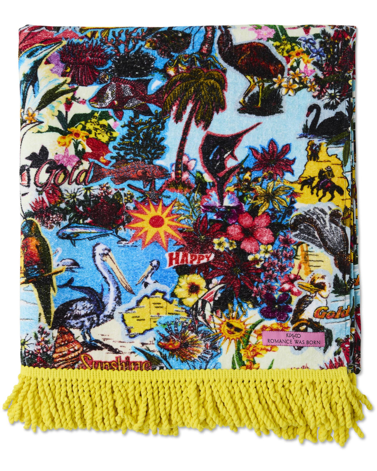 x Romance Was Born Terry Beach Towel