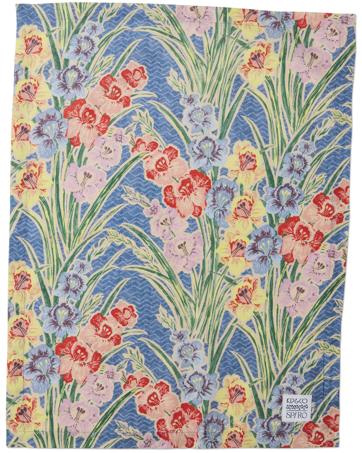 x Anna Spiro Gladiolus Tea Towel