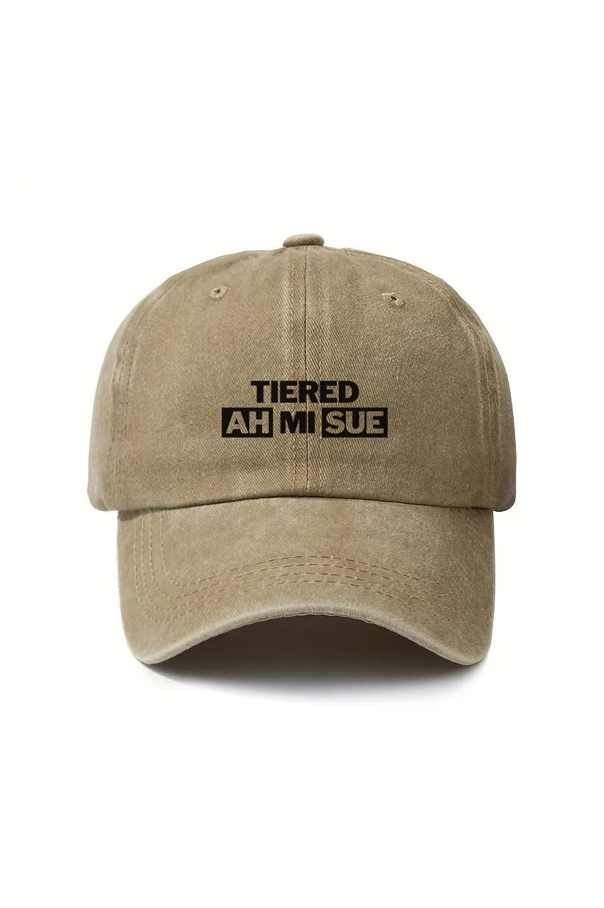 Tiered Ah Mi Sue Hat (Khaki)