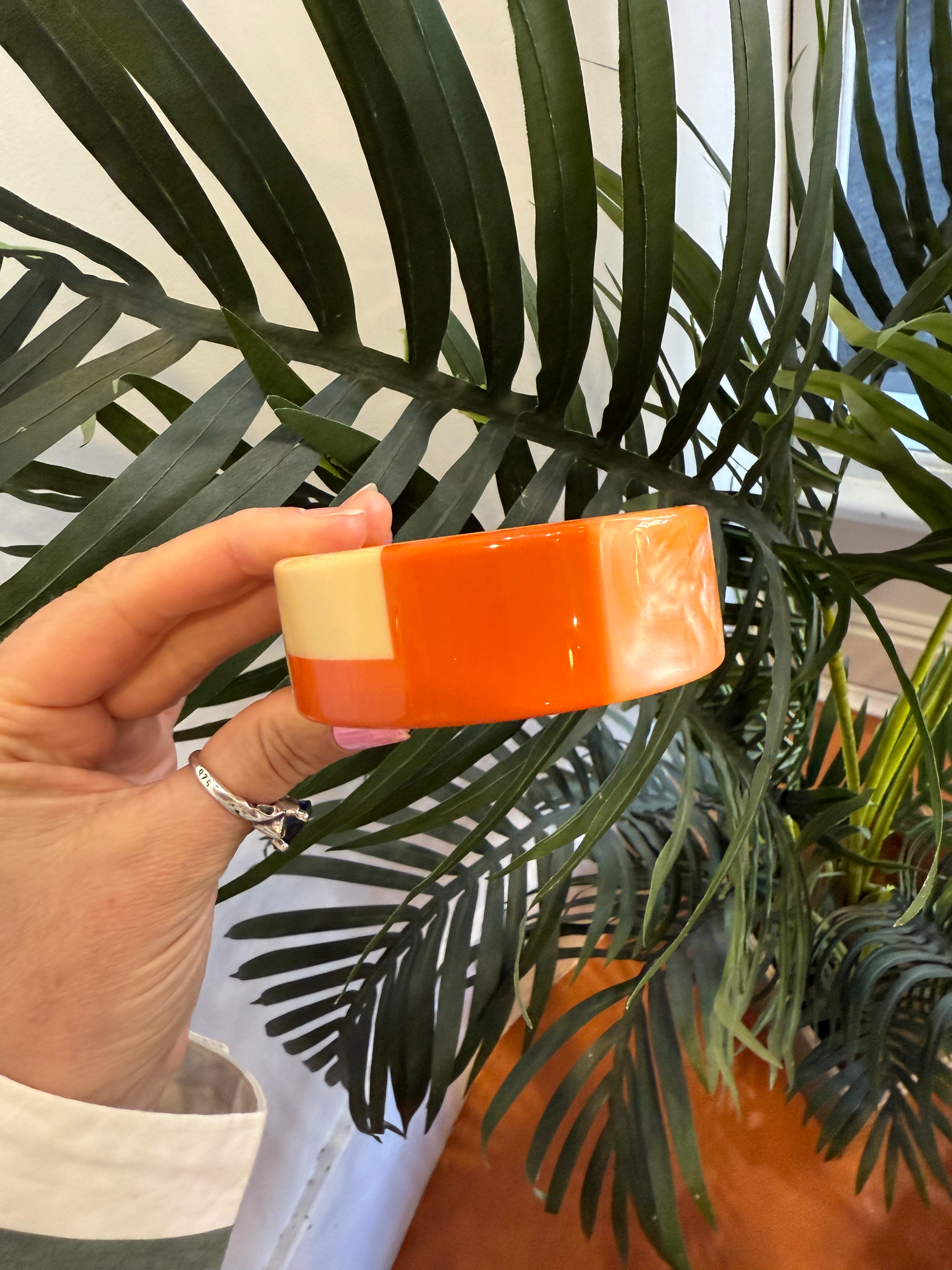 Geo Bangle (Orange)