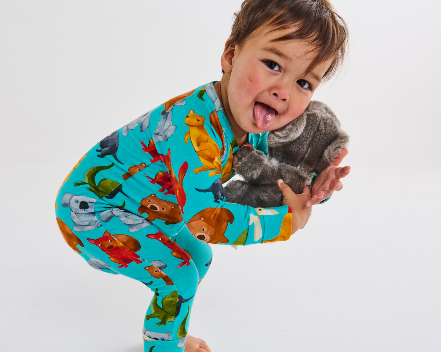 Home Among The Gum Trees Long Sleeve Zip Romper