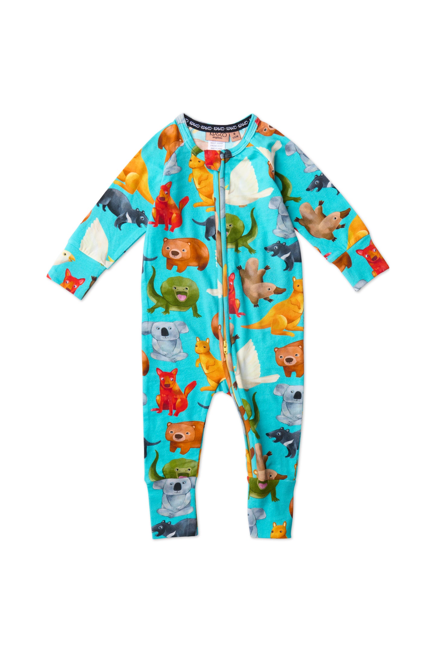 Home Among The Gum Trees Long Sleeve Zip Romper