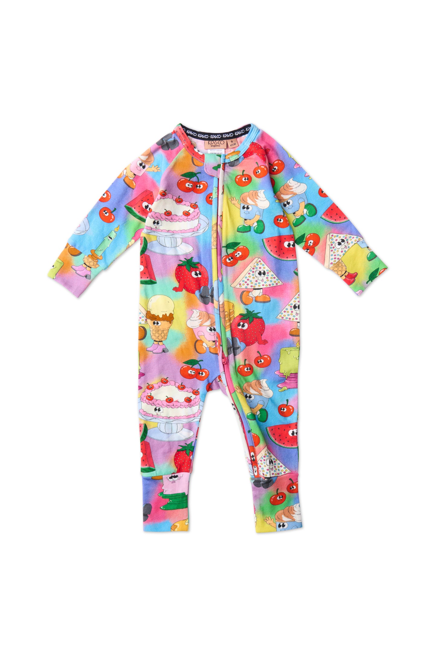 Just Dessert Long Sleeve Zip Romper