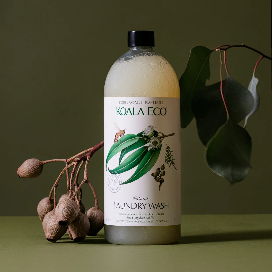 Natural Laundry Wash REFILL Lemon & Eucalyptus & Rosemary (1 ltr)