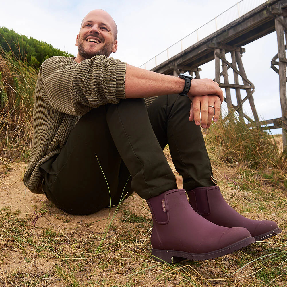 Bobbi Gumboot (Dark Cherry)