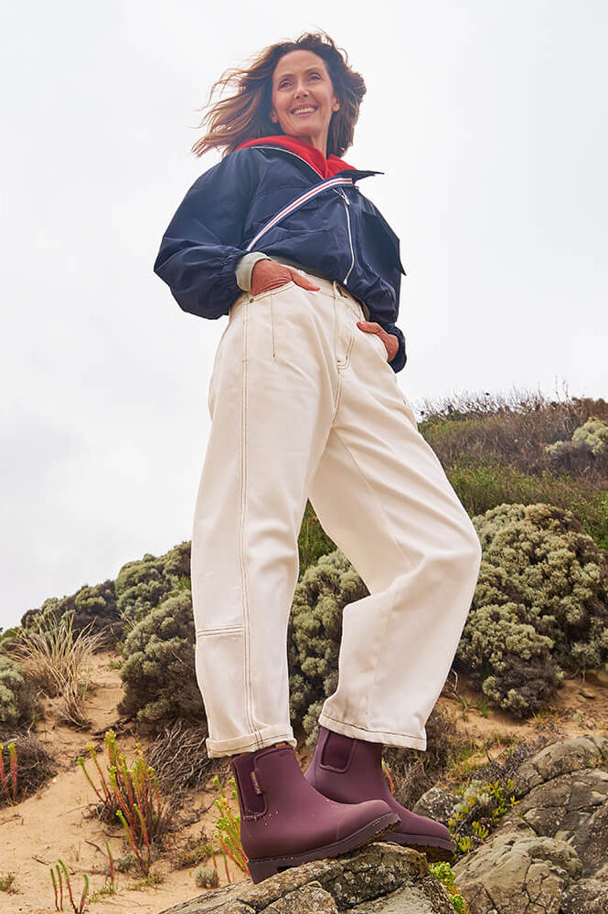 Bobbi Gumboot (Dark Cherry)