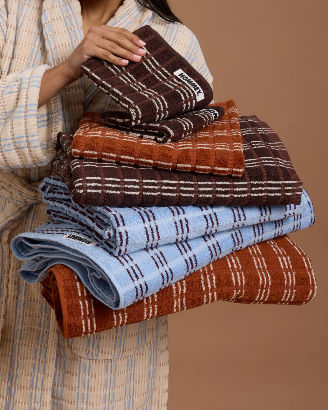 Bath Towel (Terracotta Multi)