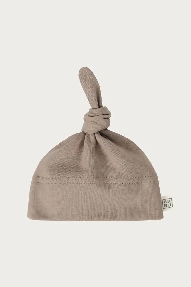 Knotted Beanie (Walnut)
