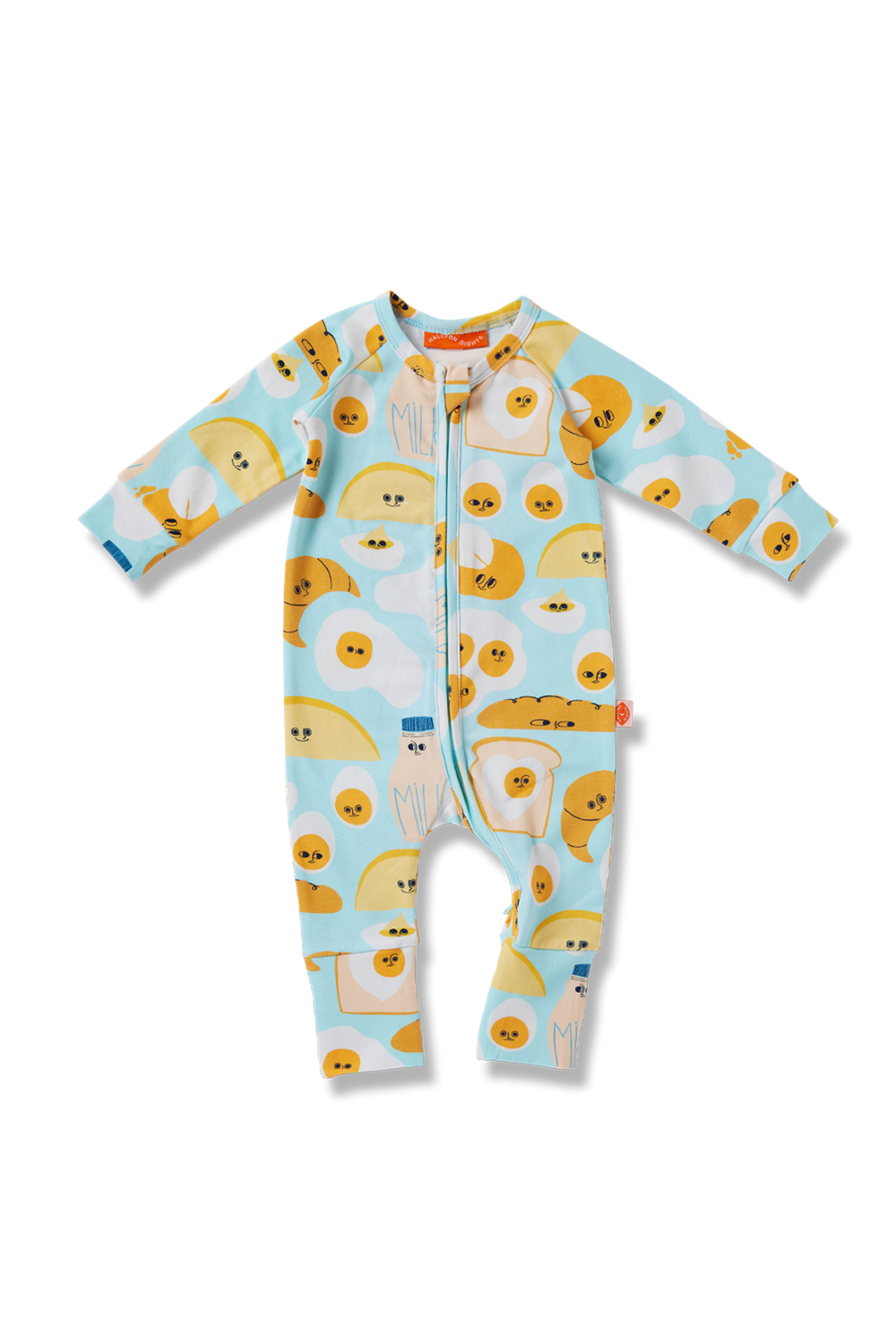 Brunch Buddies LS Zip Up Romper