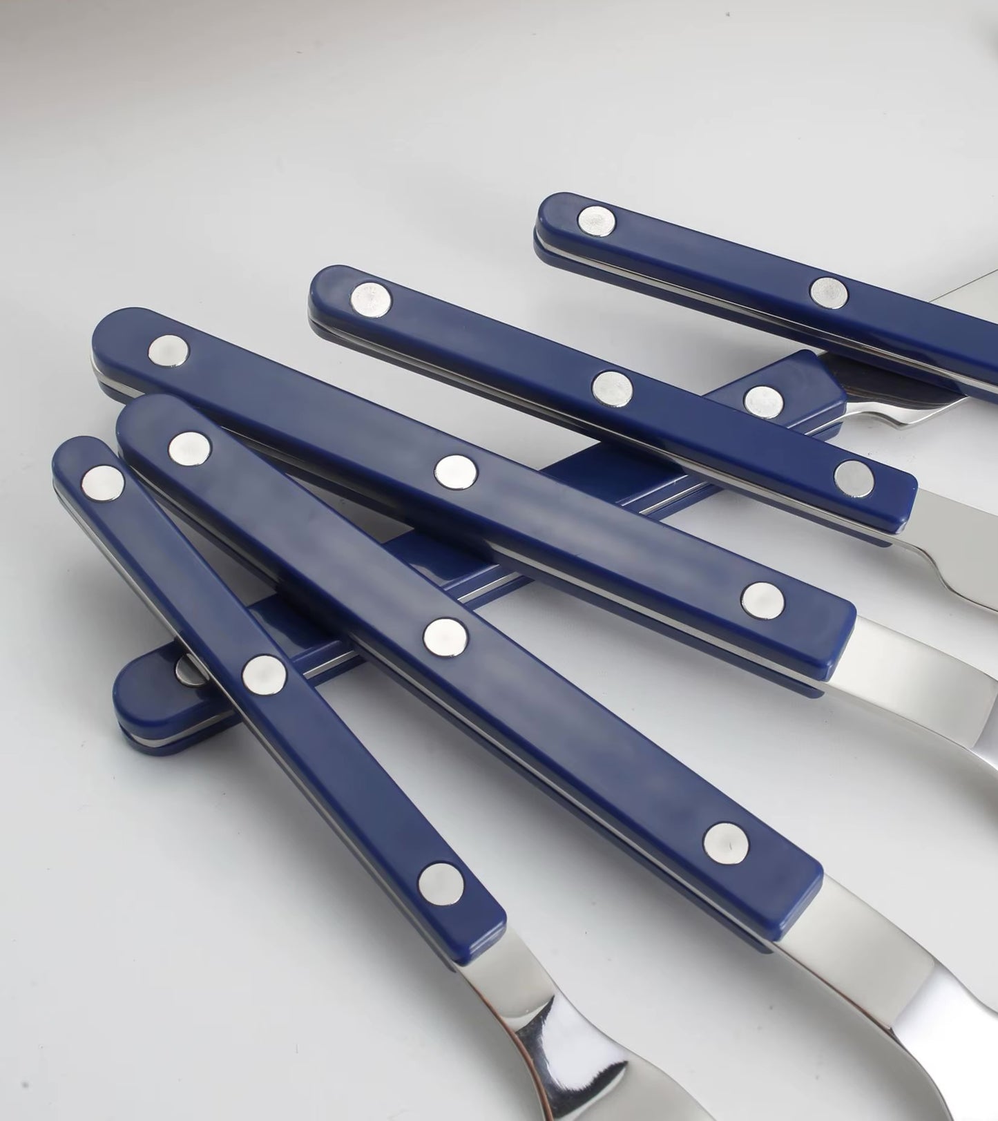 4pc Bistrot Cutlery Set (Navy)