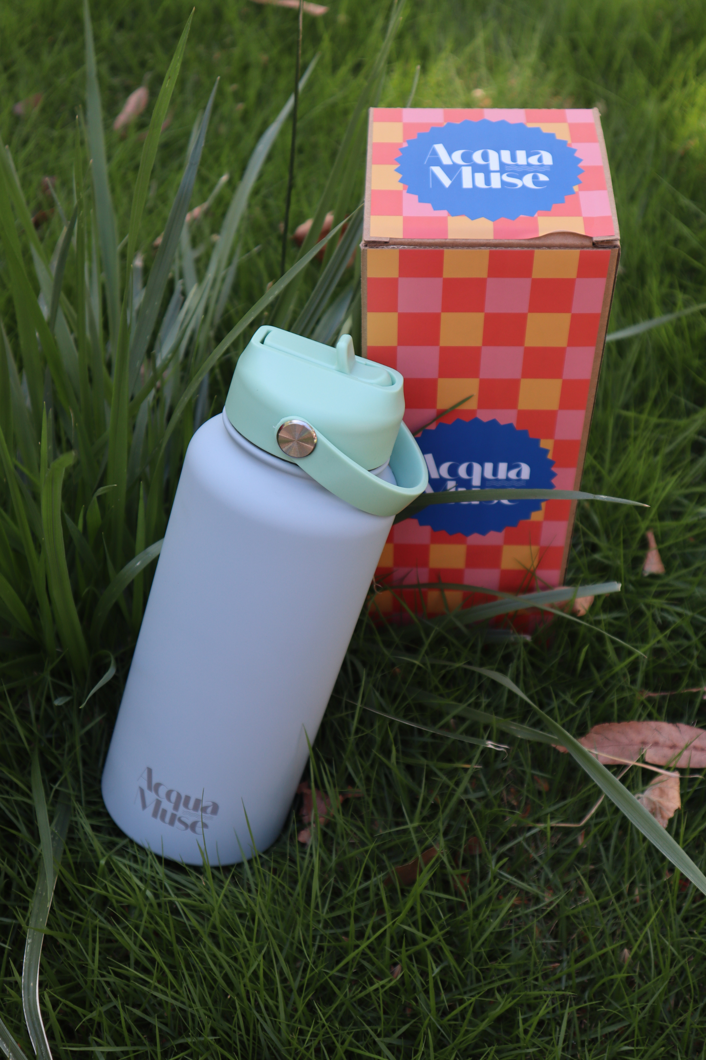 Acqua 1L Bottle (Cloud/Mint)
