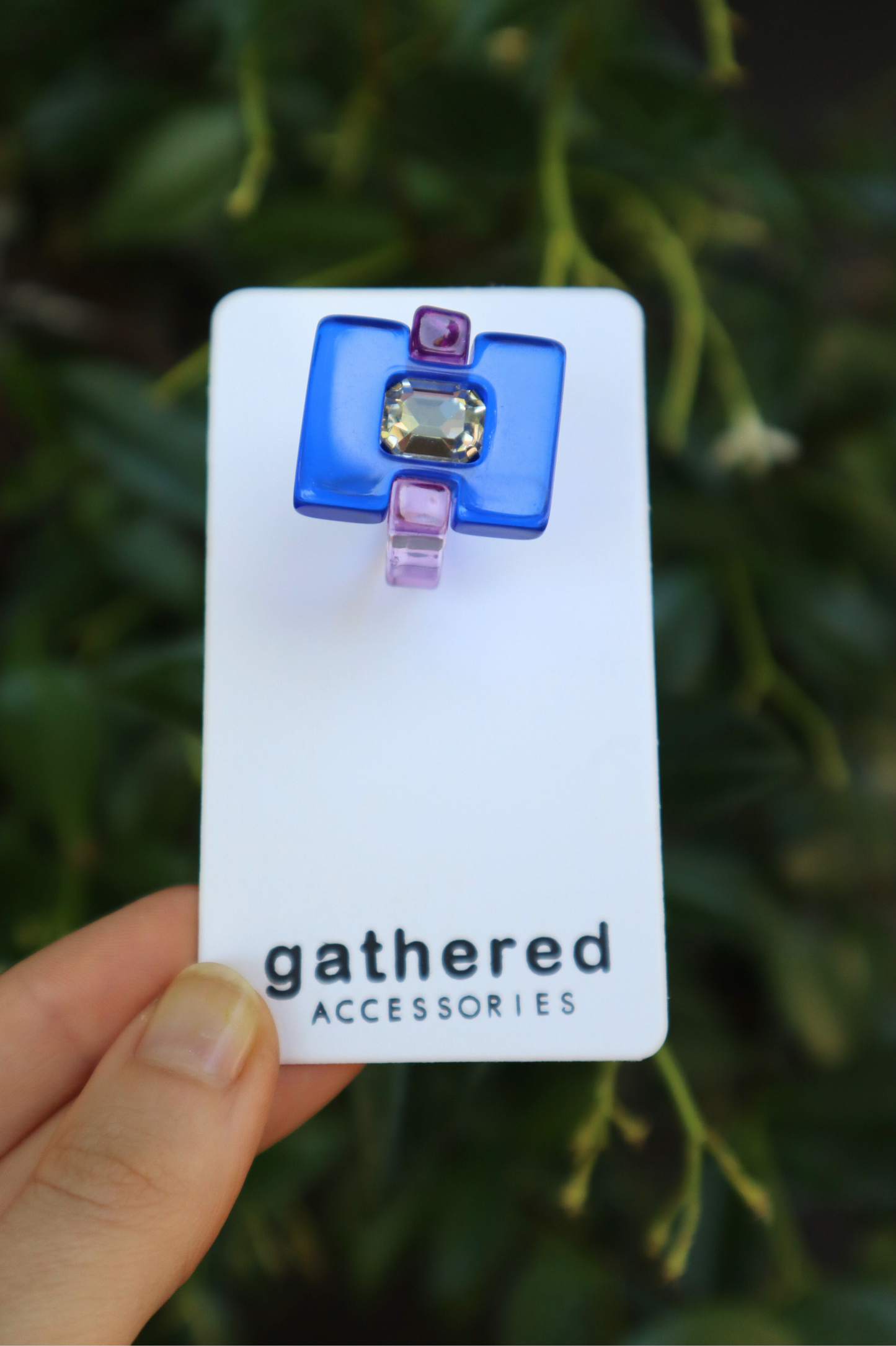 Flat Top Multi Ring (Pur/Blu)