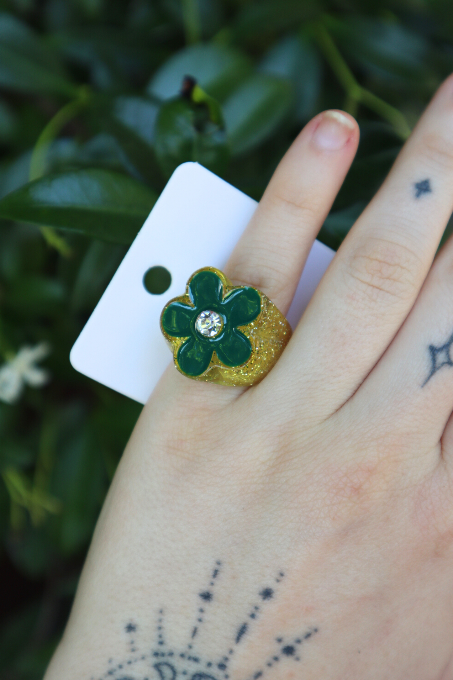 Flower Ring (Yell/Grn)