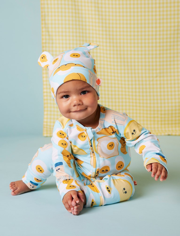 Brunch Buddies LS Zip Up Romper