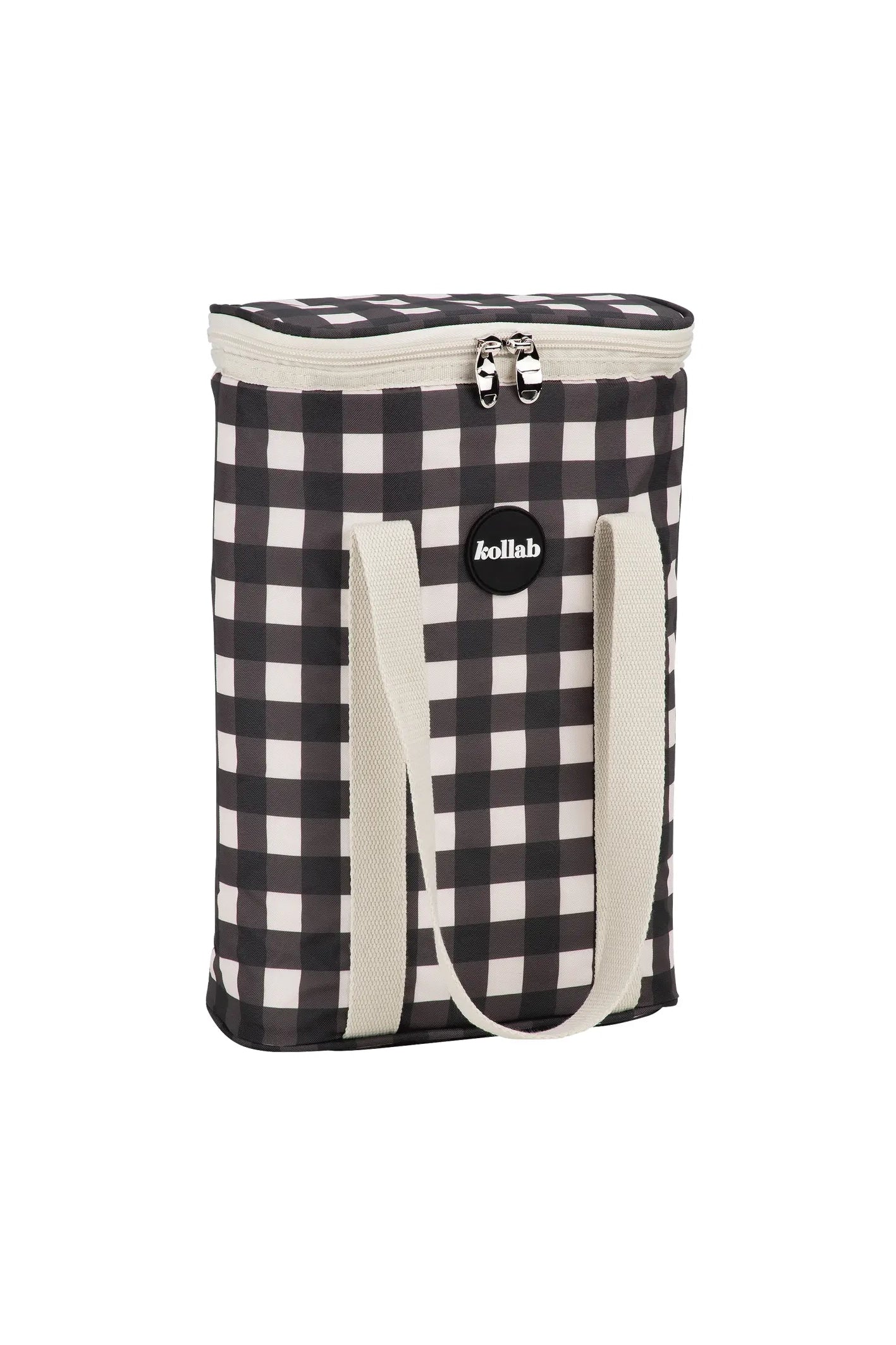 Wine Cooler Bag (Black Check)
