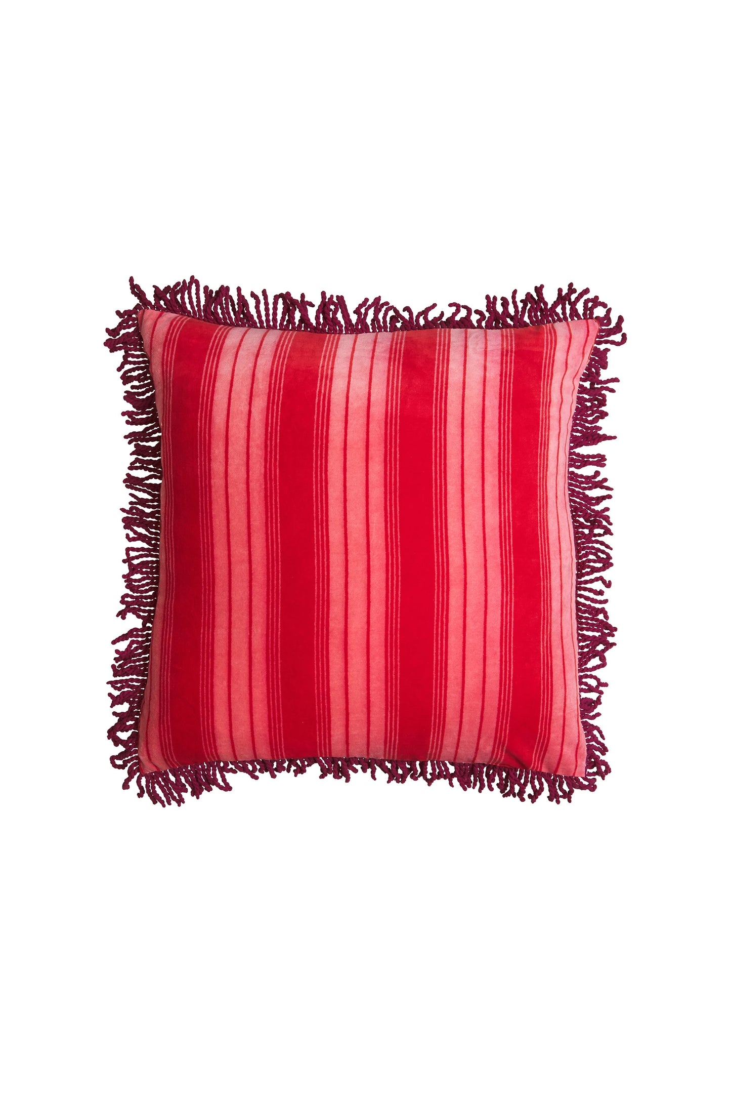 Brigitte Velvet Cushion (Cosmo Pink)