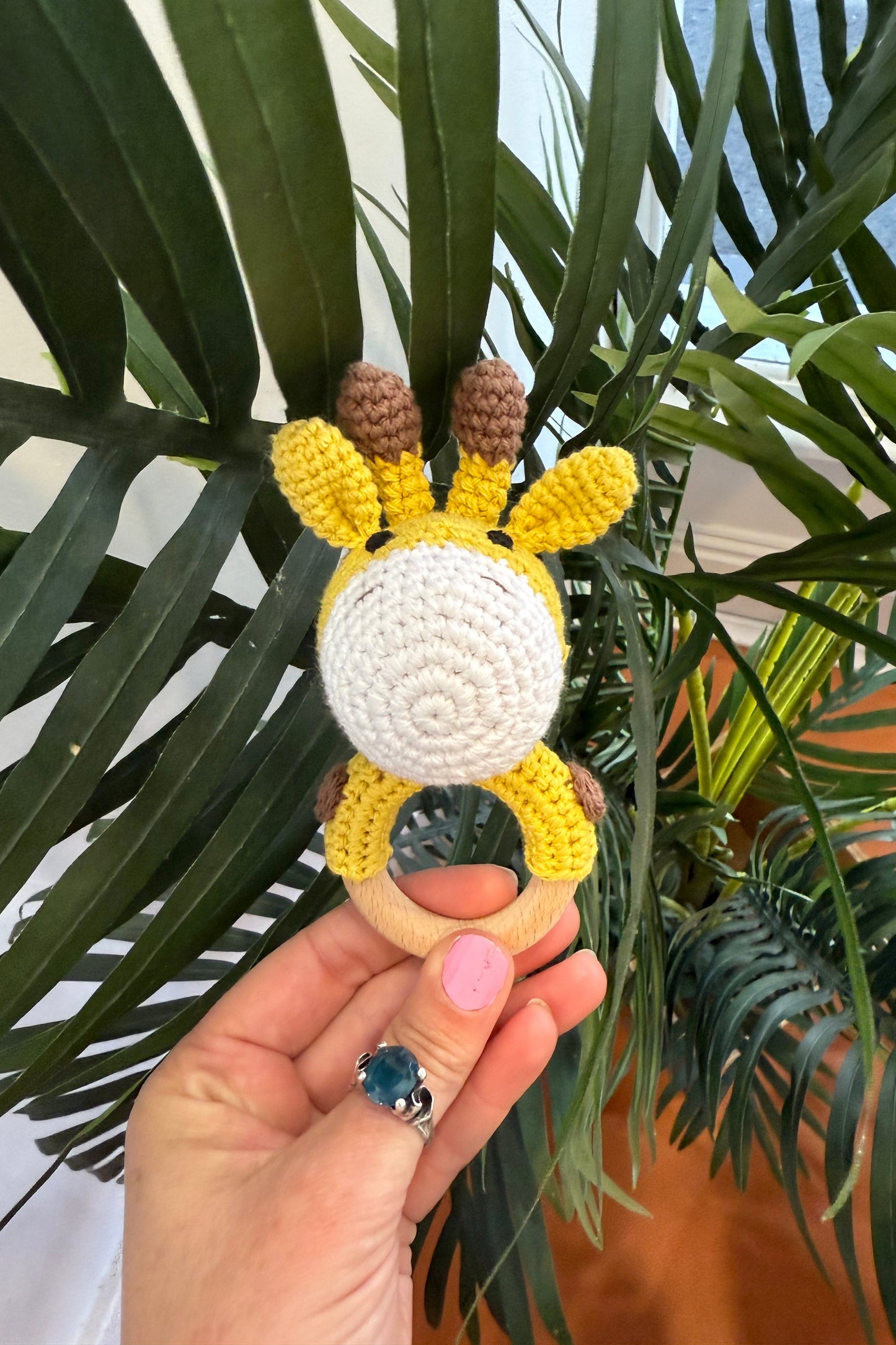 Crochet Rattle (Giraffe)