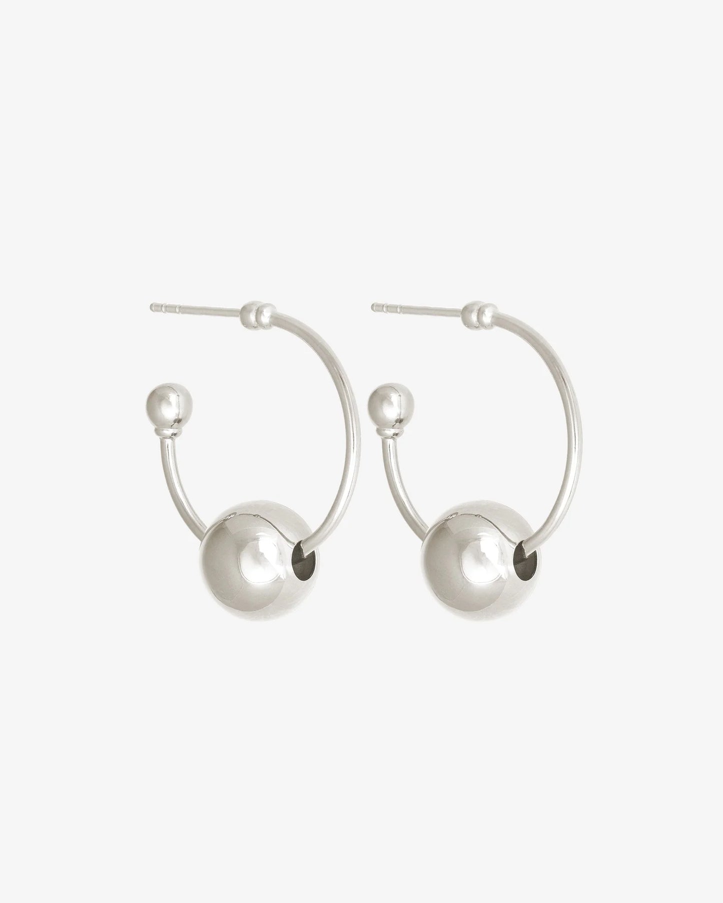 Alba Hoops (Silver)