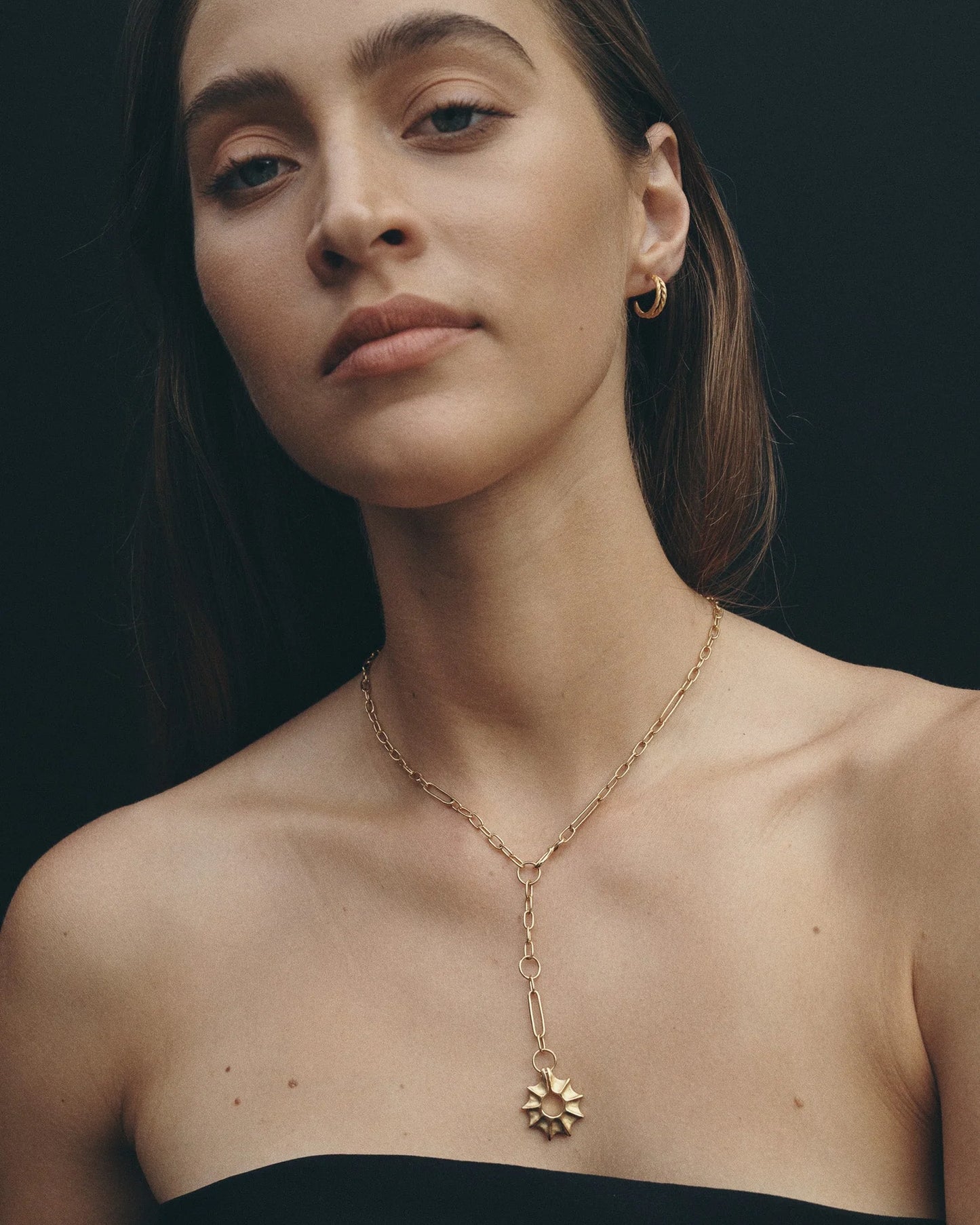 Calypso Lariat Necklace (Gold)