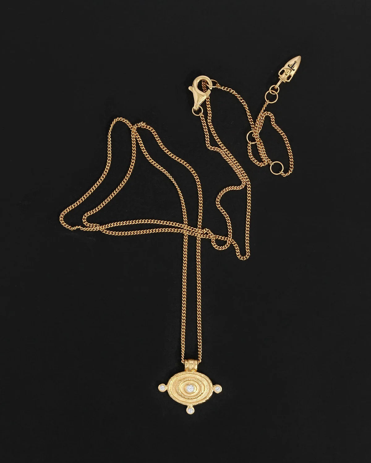 Reign Oval Necklace (Gold)