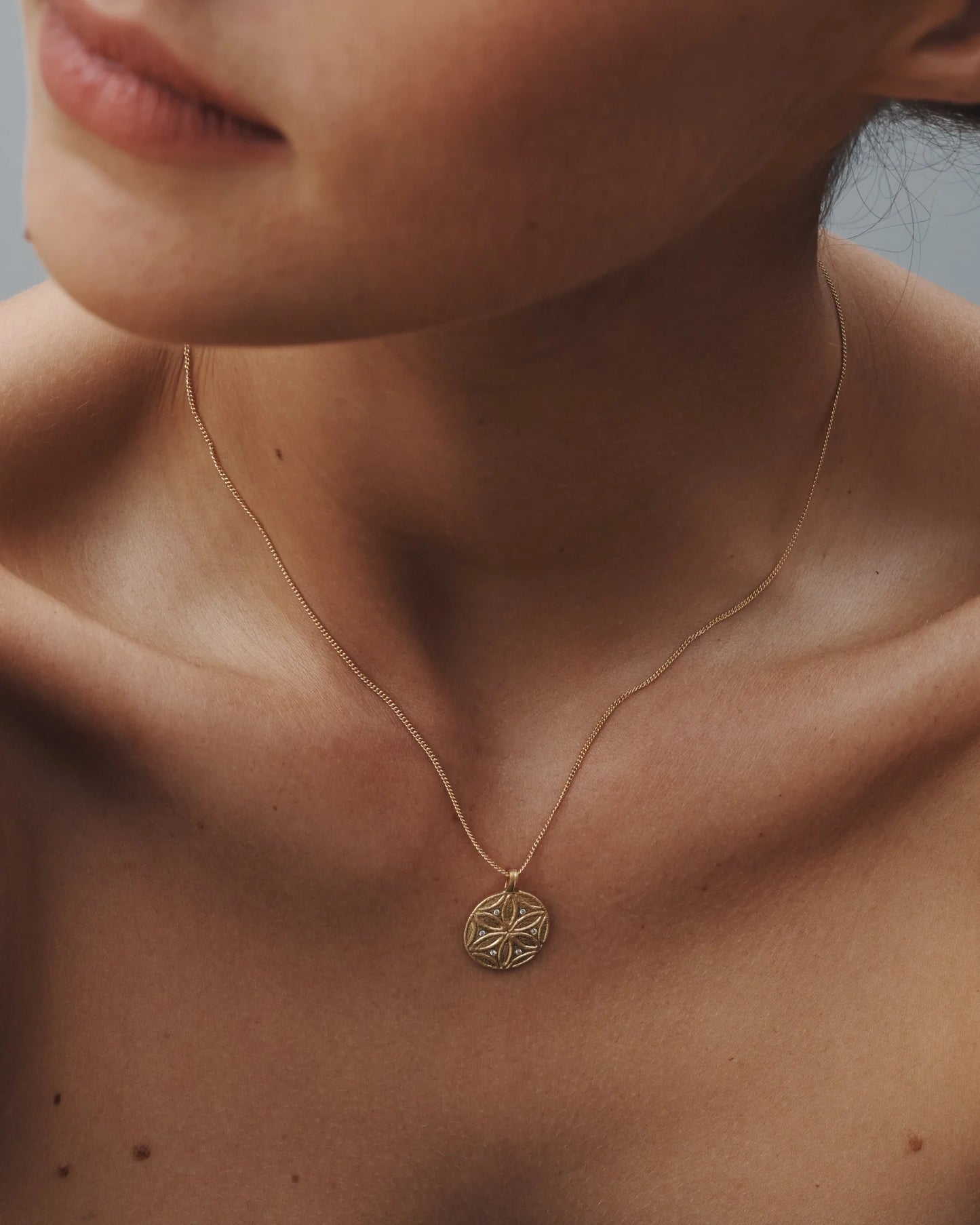 Seed of Life Necklace (Gold)