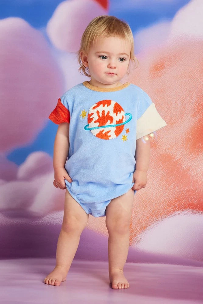 See You in Space Terry SS Bodysuit