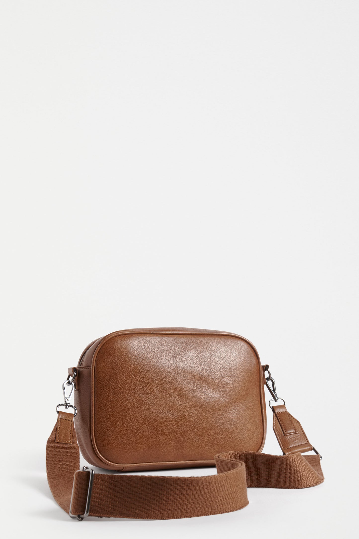 Kassel Leather Crossbody Bag (Tan)