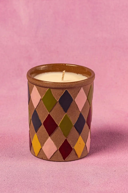 Diamond Vessel Candle (Marigold Clove)