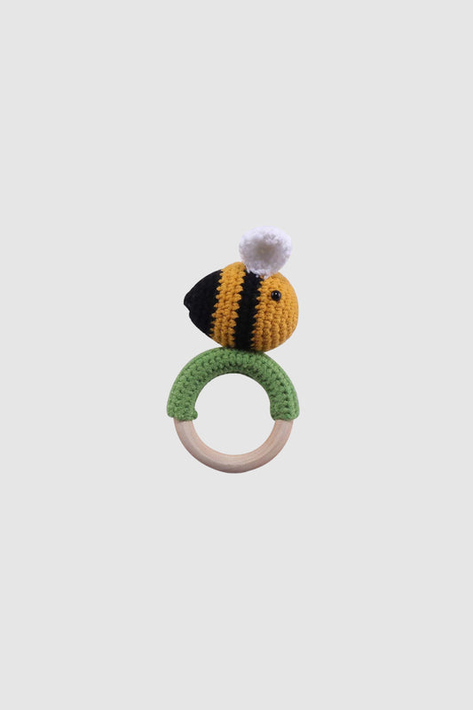 Crochet Rattle (Bee)