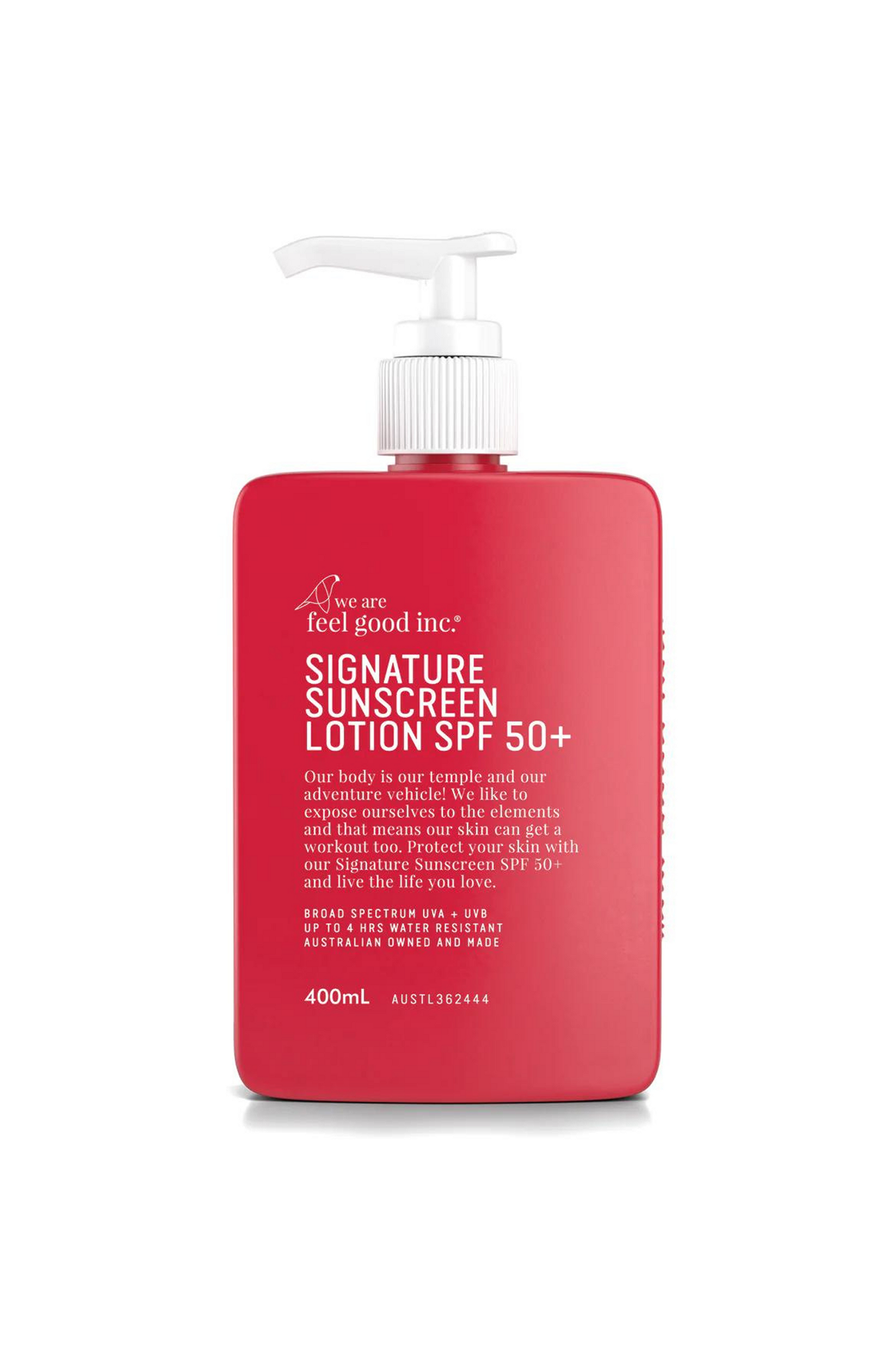 Signature Sunscreen Lotion SPF50+ (400ml)